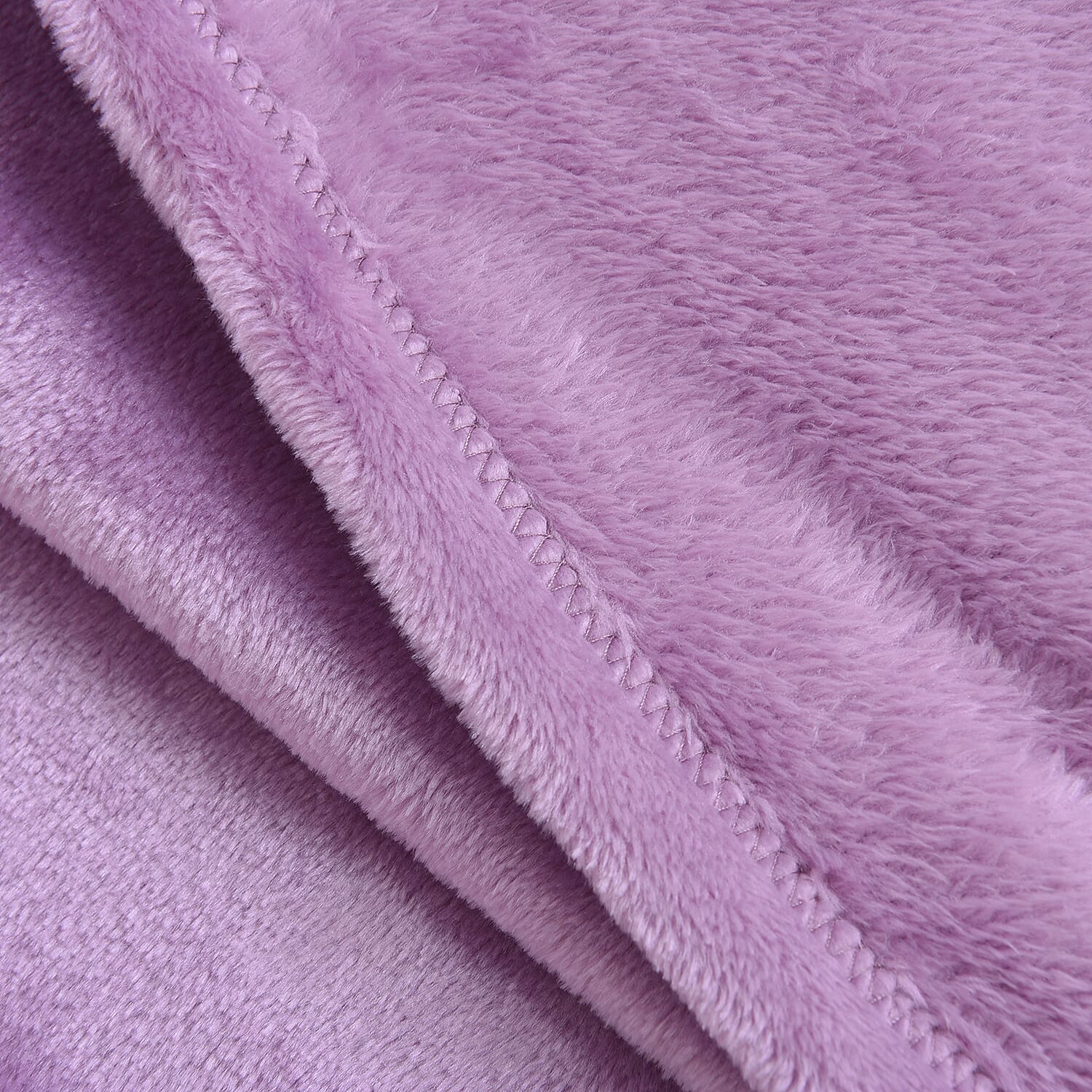 One Time Deal- Supersoft Coral Fleece Blanket 150x200 cm - Lavender