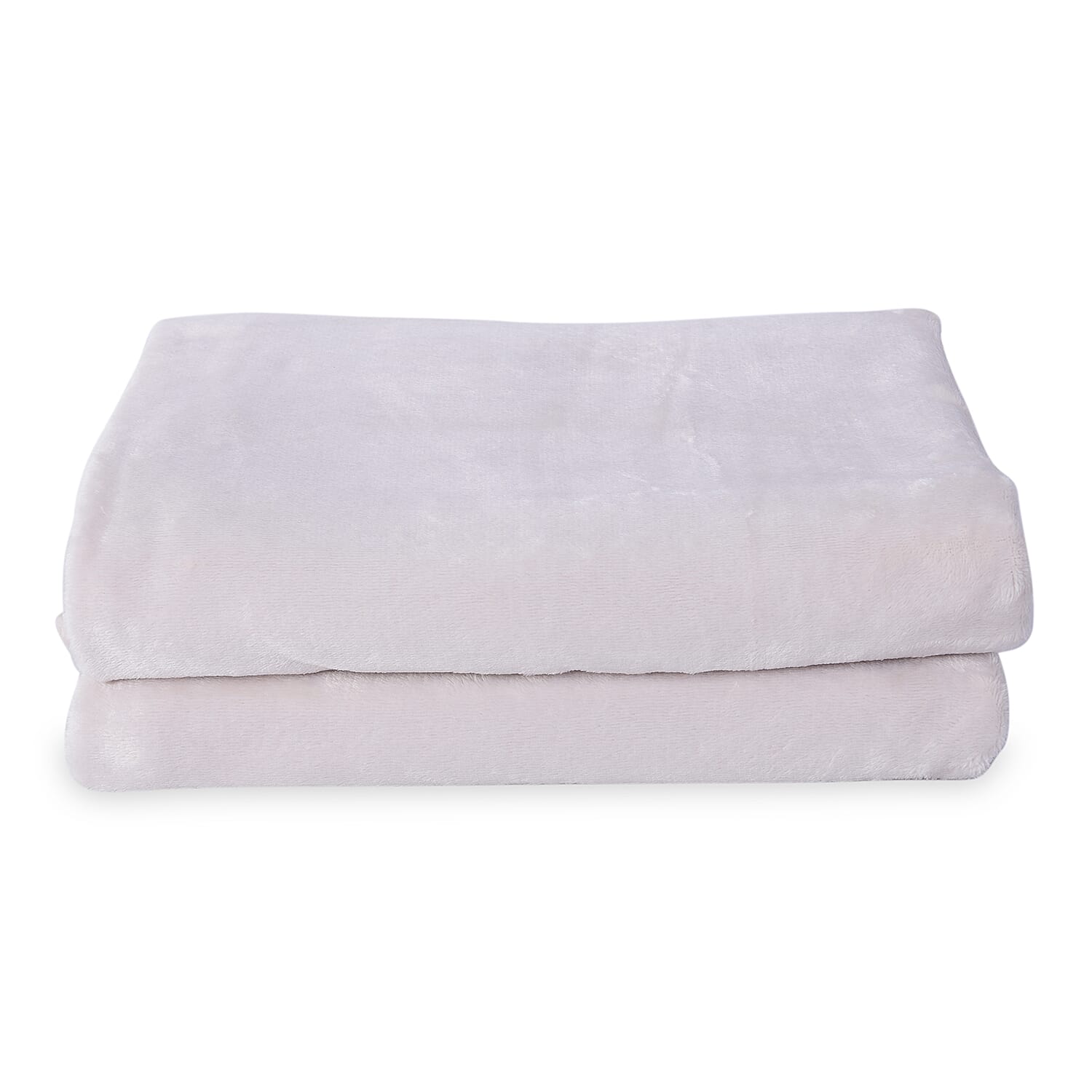 One Time Deal - Supersoft Coral Fleece Blanket 150x200 cm - Ivory