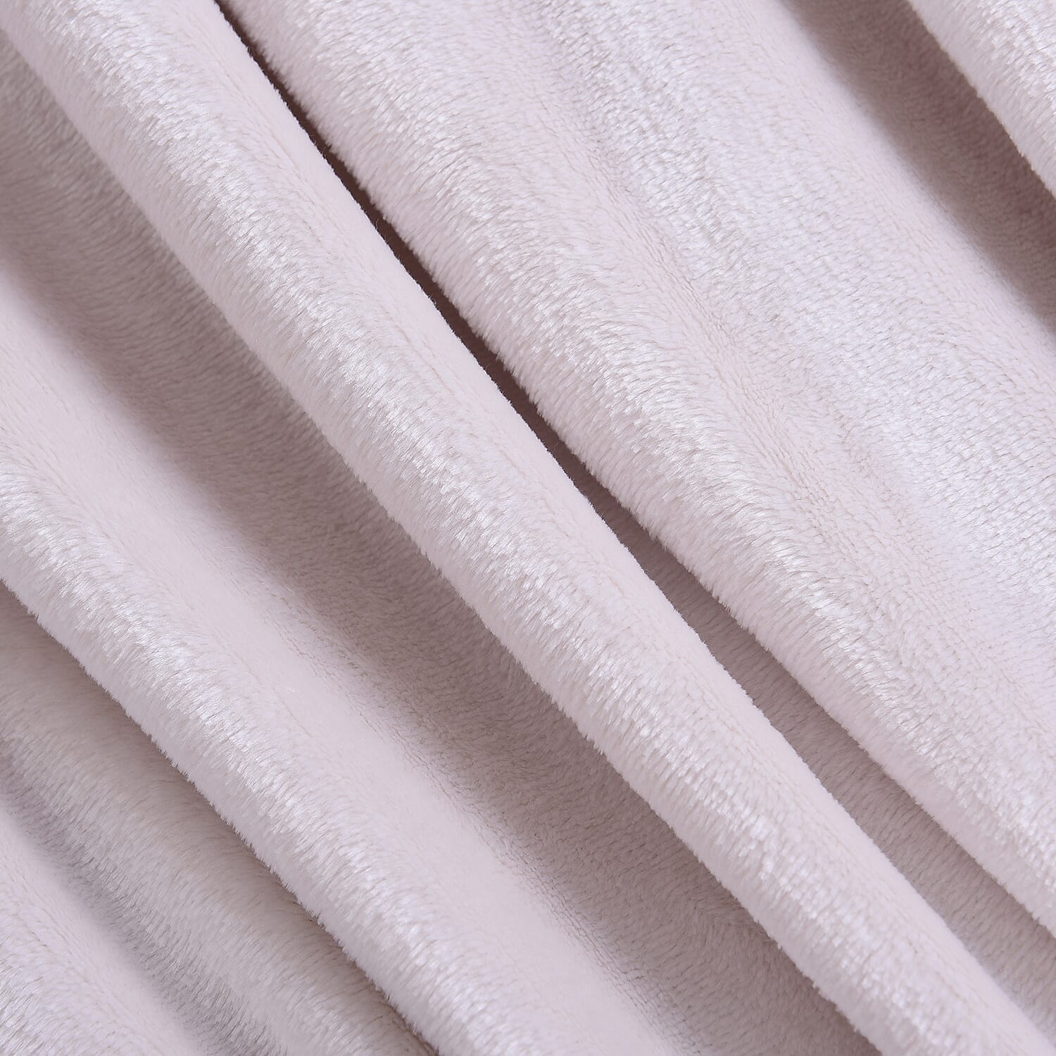 One Time Deal - Supersoft Coral Fleece Blanket 150x200 cm - Ivory