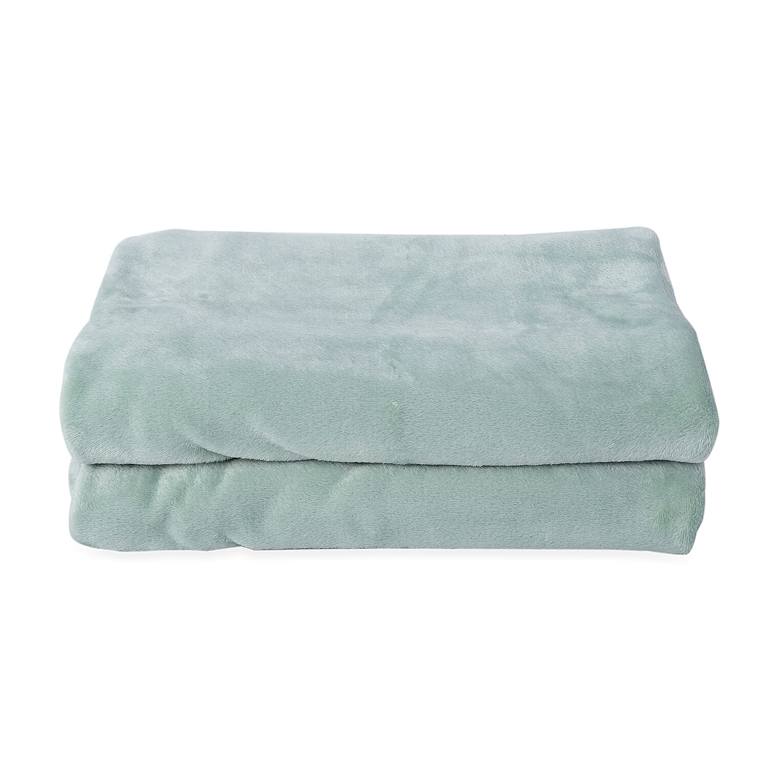 One Time Deal - Supersoft Coral Fleece Blanket 150x200 cm - Mint Green