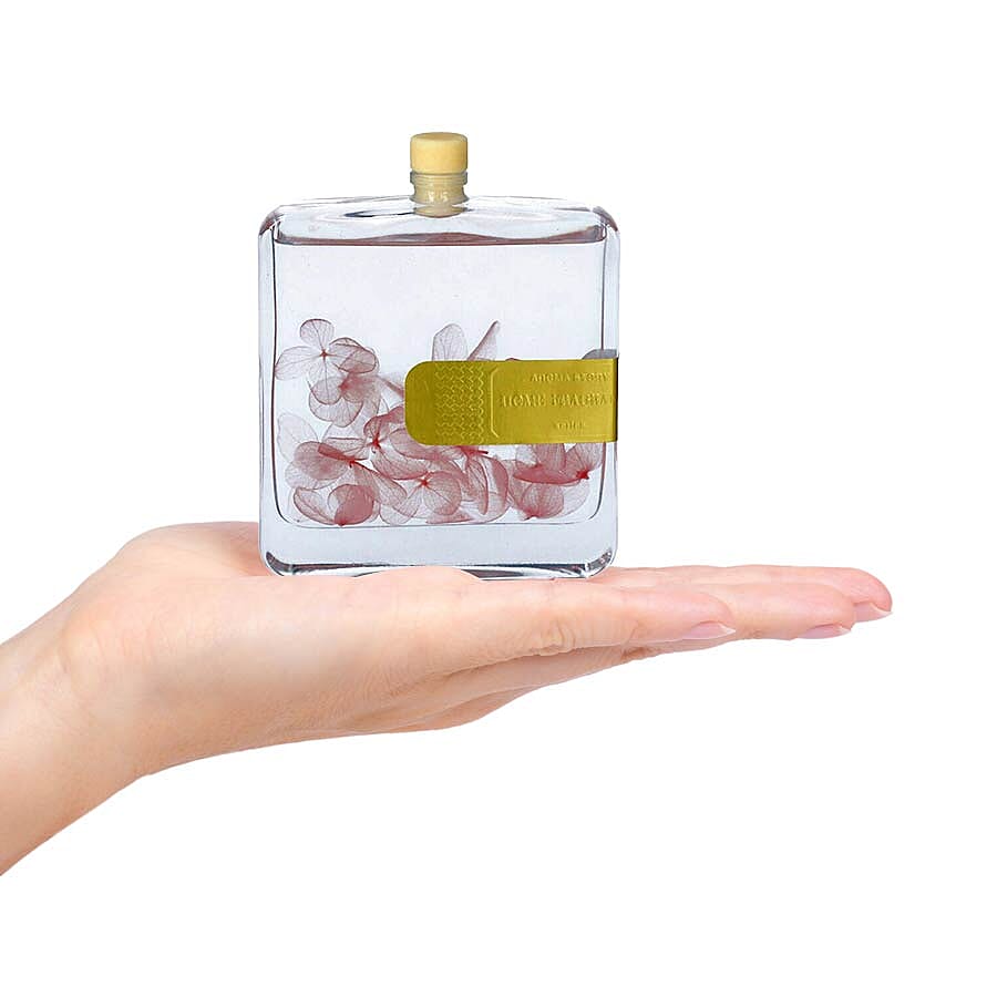 The 5th Season - 100ml Square Diffuser with Real Flowers - Pink (Fragrance Tresor In Love)