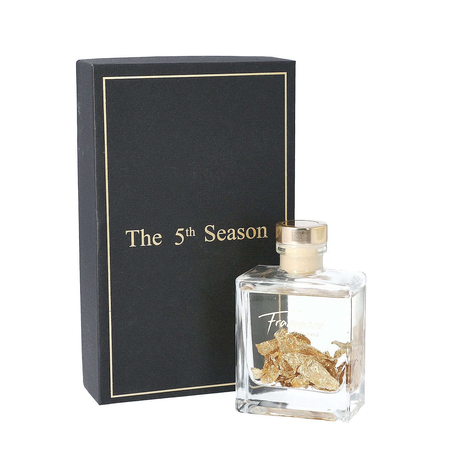The 5th Season - Air Freshner Diffuser Bottle with Beaten Gold