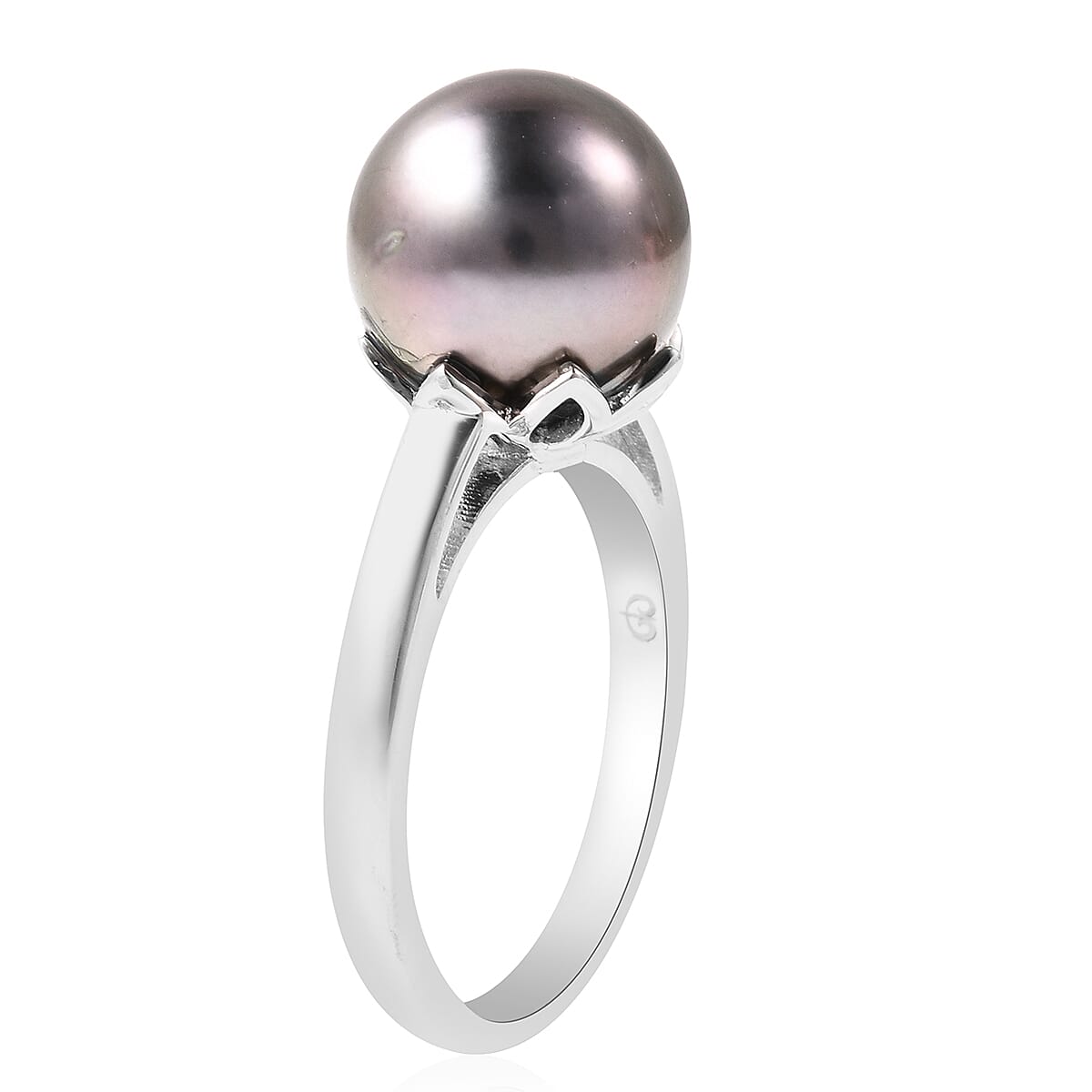 Galatea Pearl - Tahitian Pearl Ring in Sterling Silver