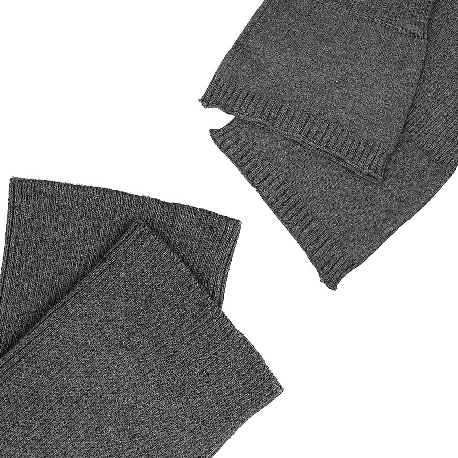 Set of 2 - Elbow Sleeves (Size 33x12 Cm) - Grey