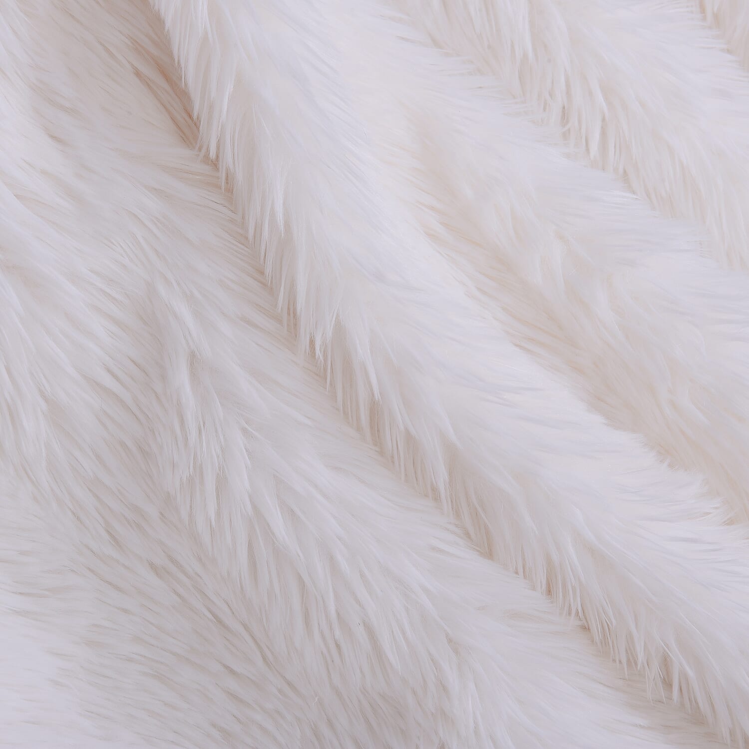 Supersoft High Quality Faux Fur Sherpa Blanket (150x200cm) - White