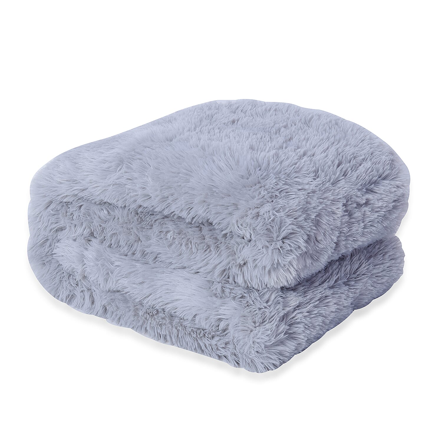 Supersoft High Quality Fuax Fur Sherpa Blanket (150x200cm) - Grey