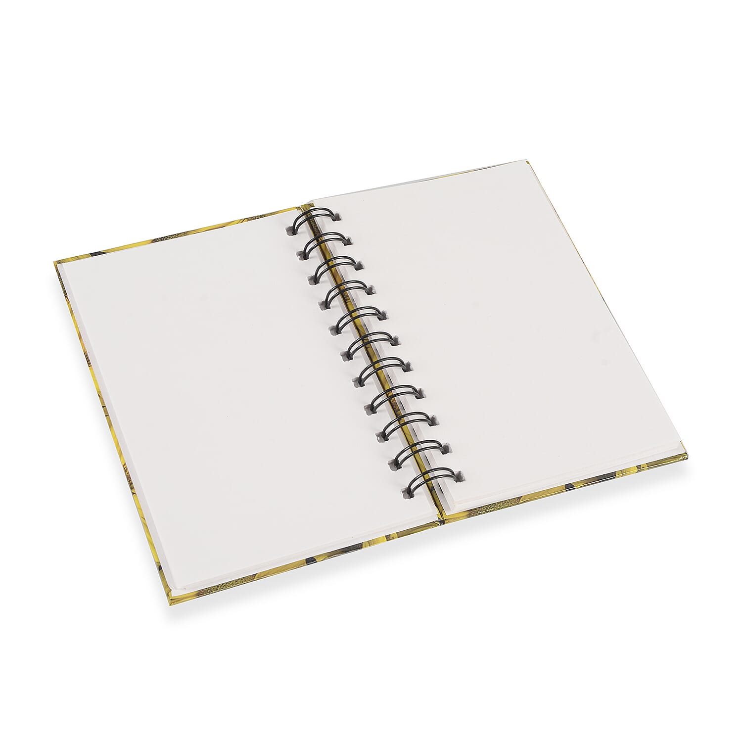 Set of 2 - Glossy Butterfly Cover Spiral Notebook (Size 15x10.5 cm) - 120 Pages
