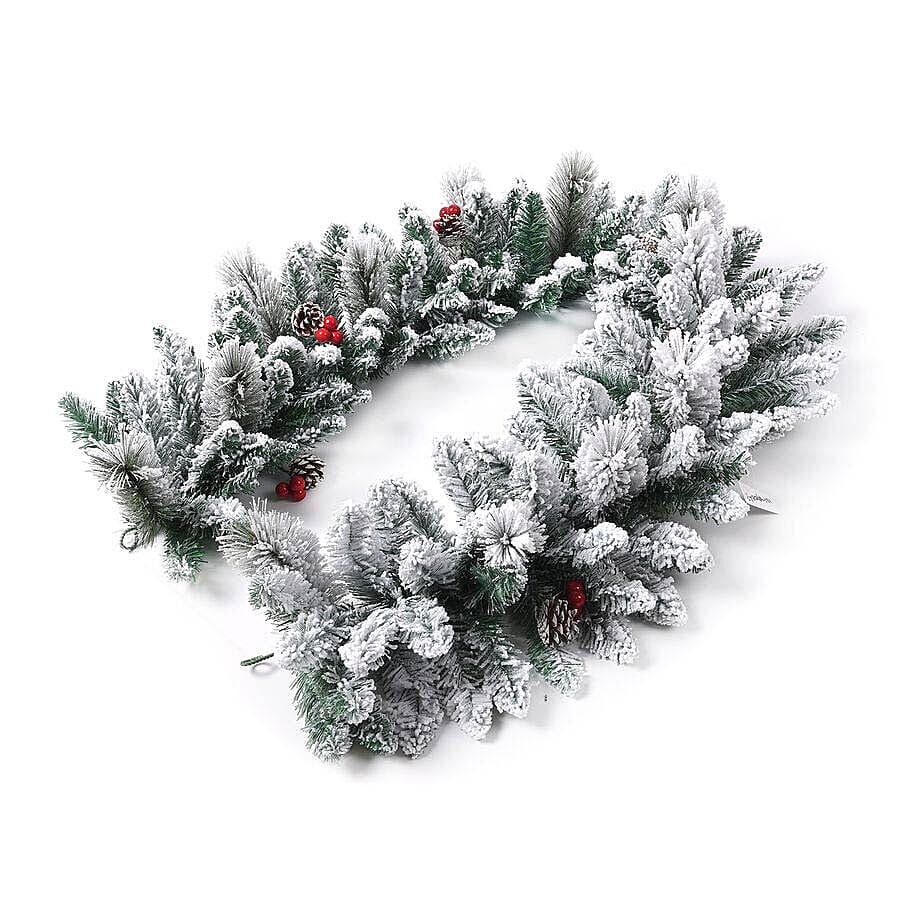 Christmas Garland with Pine Cone and Berries (Size 175x40cm)