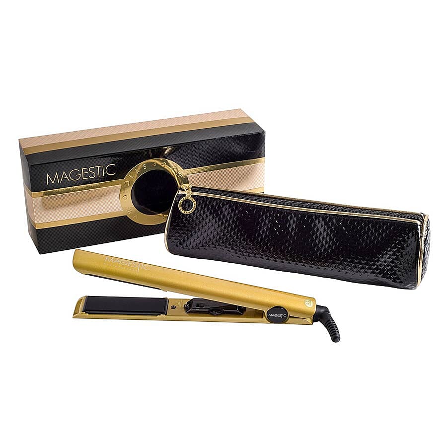 Magestic: Nano Hair Straightener - Silver/Gold