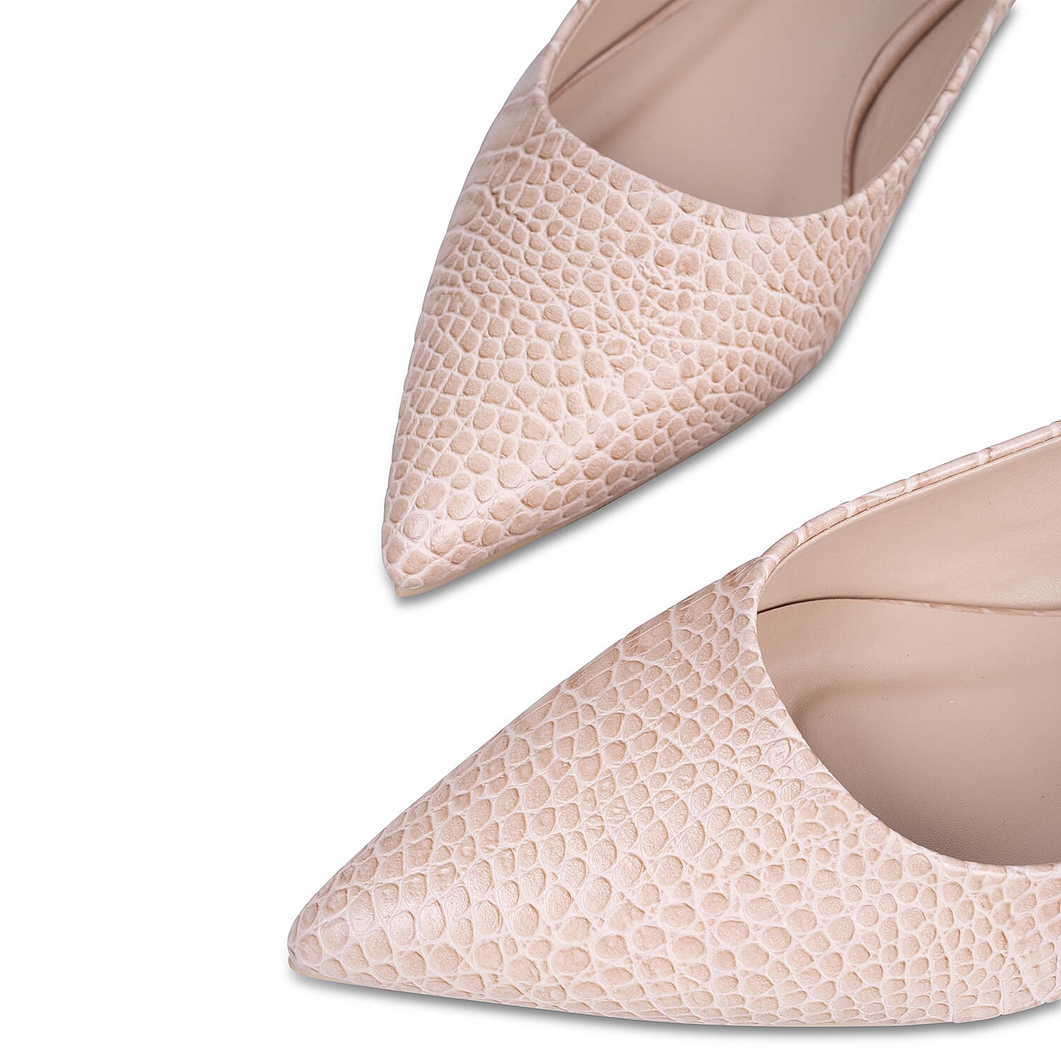 Inyati Violet Peach Croco Shoes (Size 4)