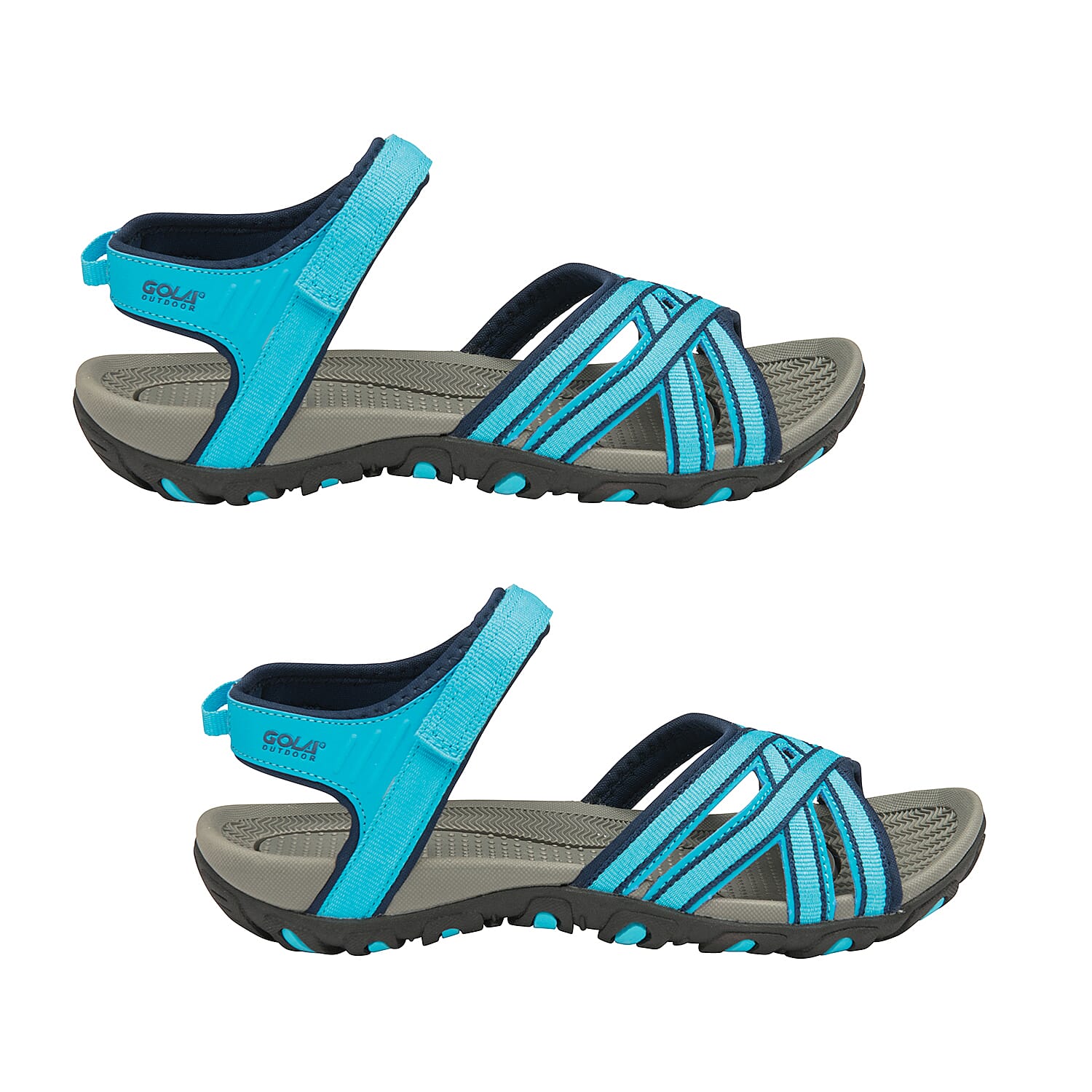 Gola Safed Walking Sandals (Size 4) - Blue and Navy