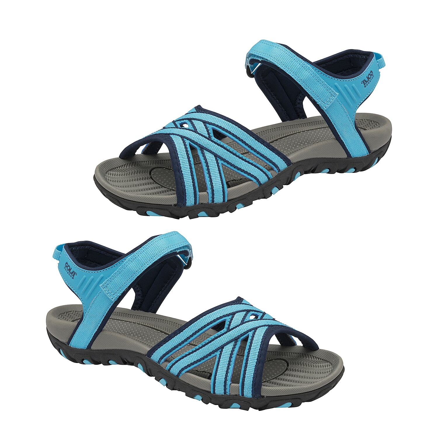 Gola Safed Walking Sandals (Size 4) - Blue and Navy