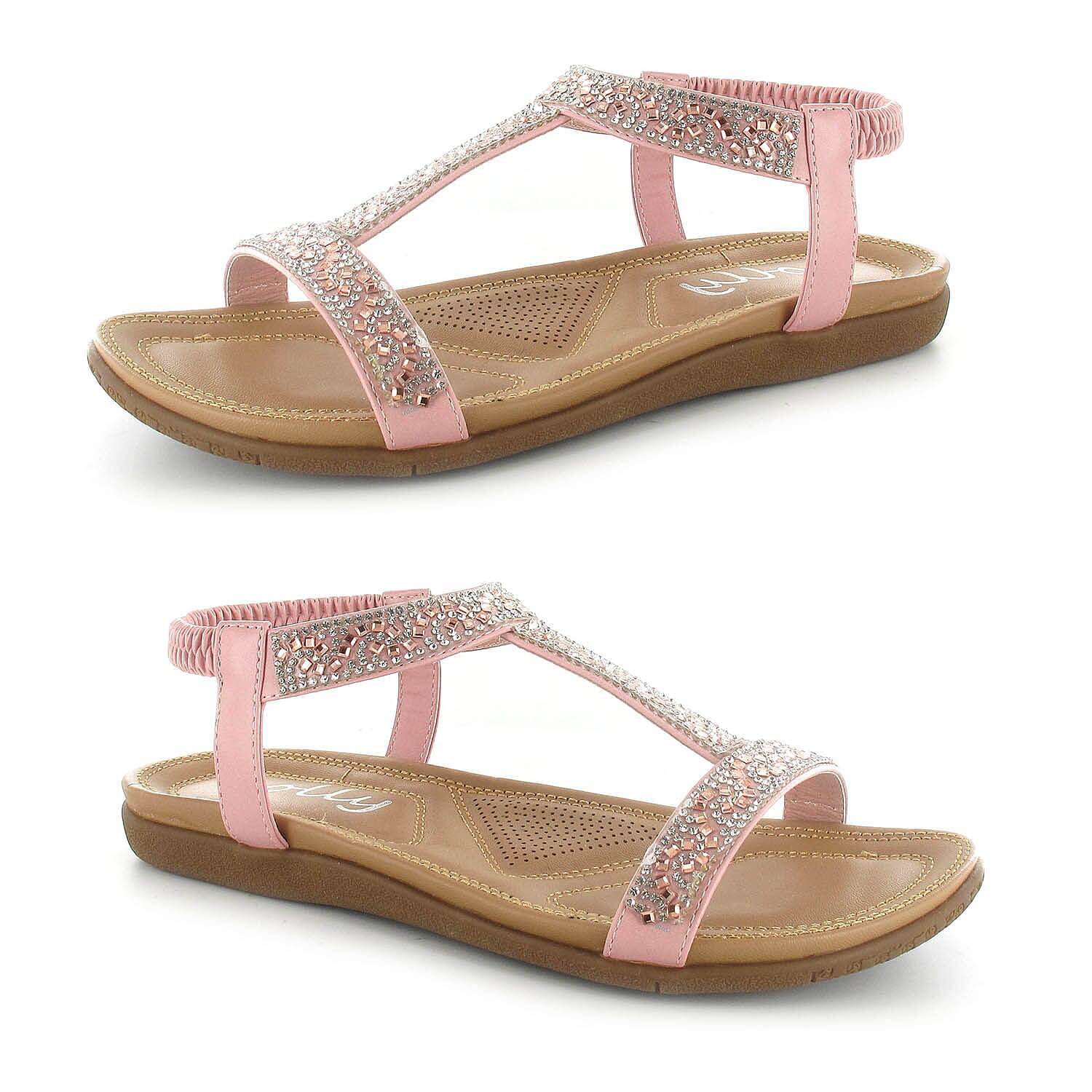 OLLY Mags Cushioned Toe Post Sandal (Size 5) - Pink