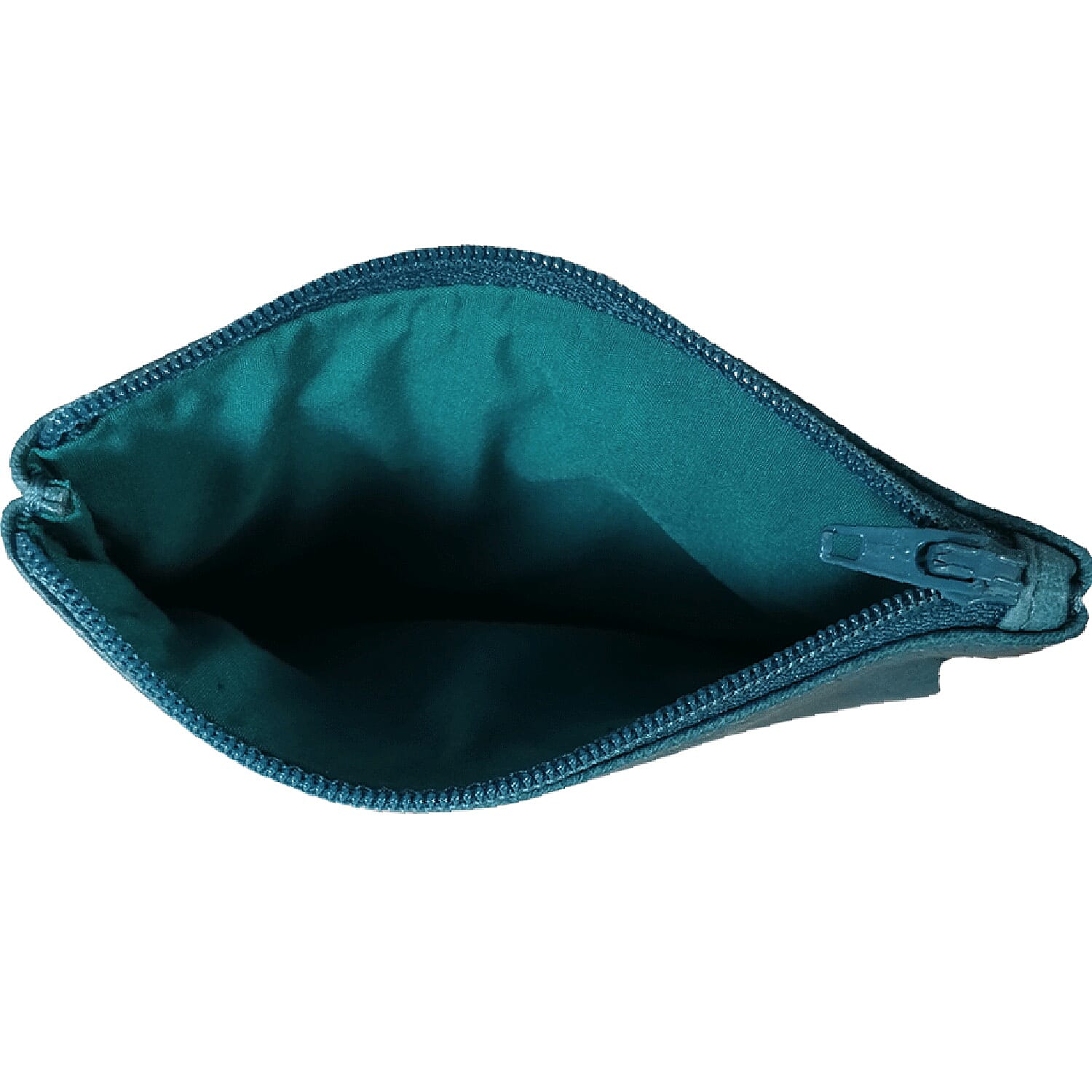 Assots London  Ocean Blue Full Grain Leather Zip Top Coin Purse