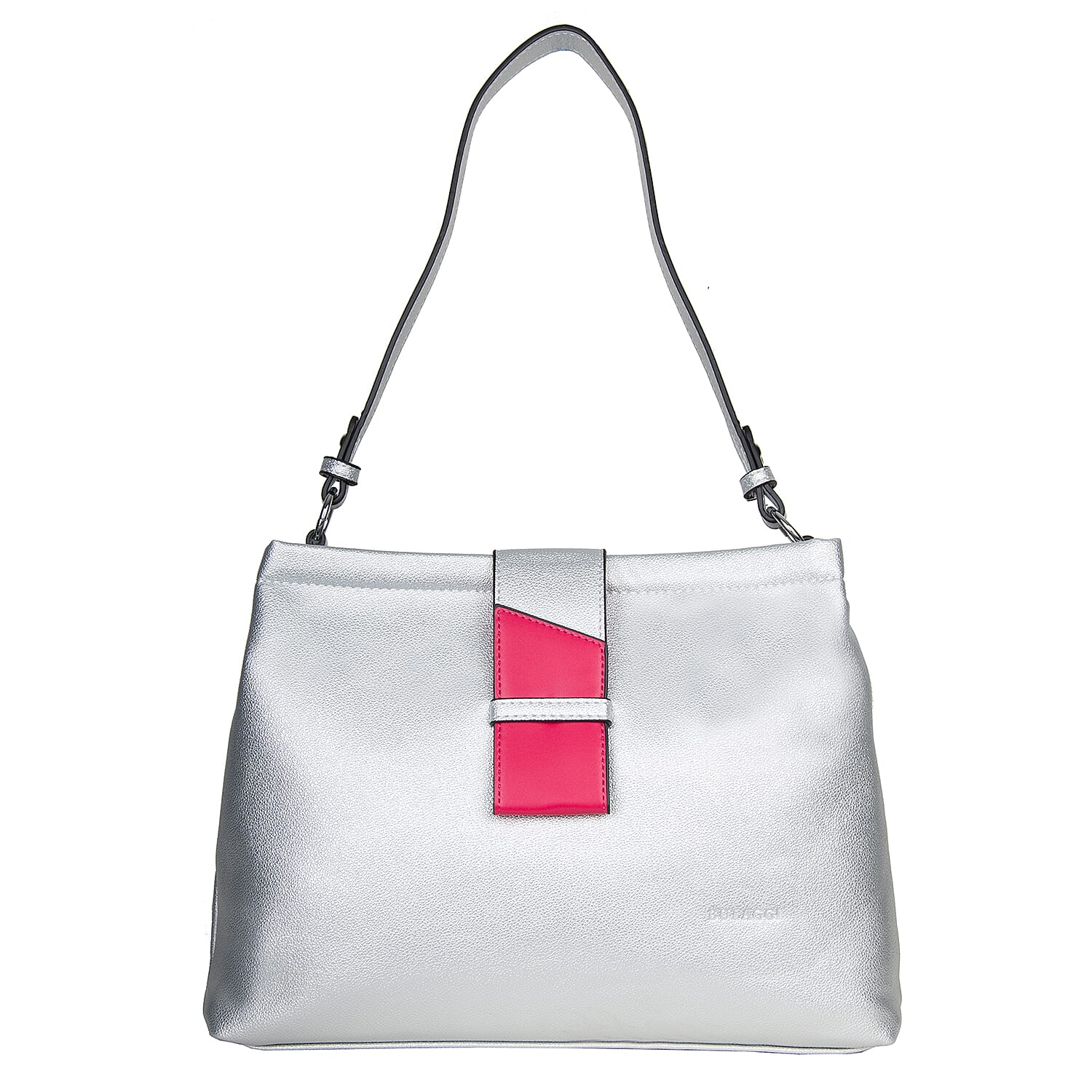 Bulaggi Collection - Goldie Hobo Shoulder Bag (Size 35x25x12 Cm) - Silver