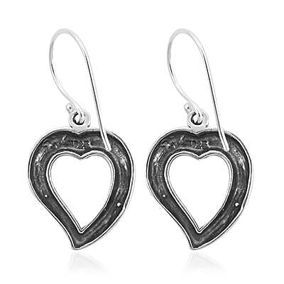 Royal Bali Collection - Sterling Silver Hook Earrings