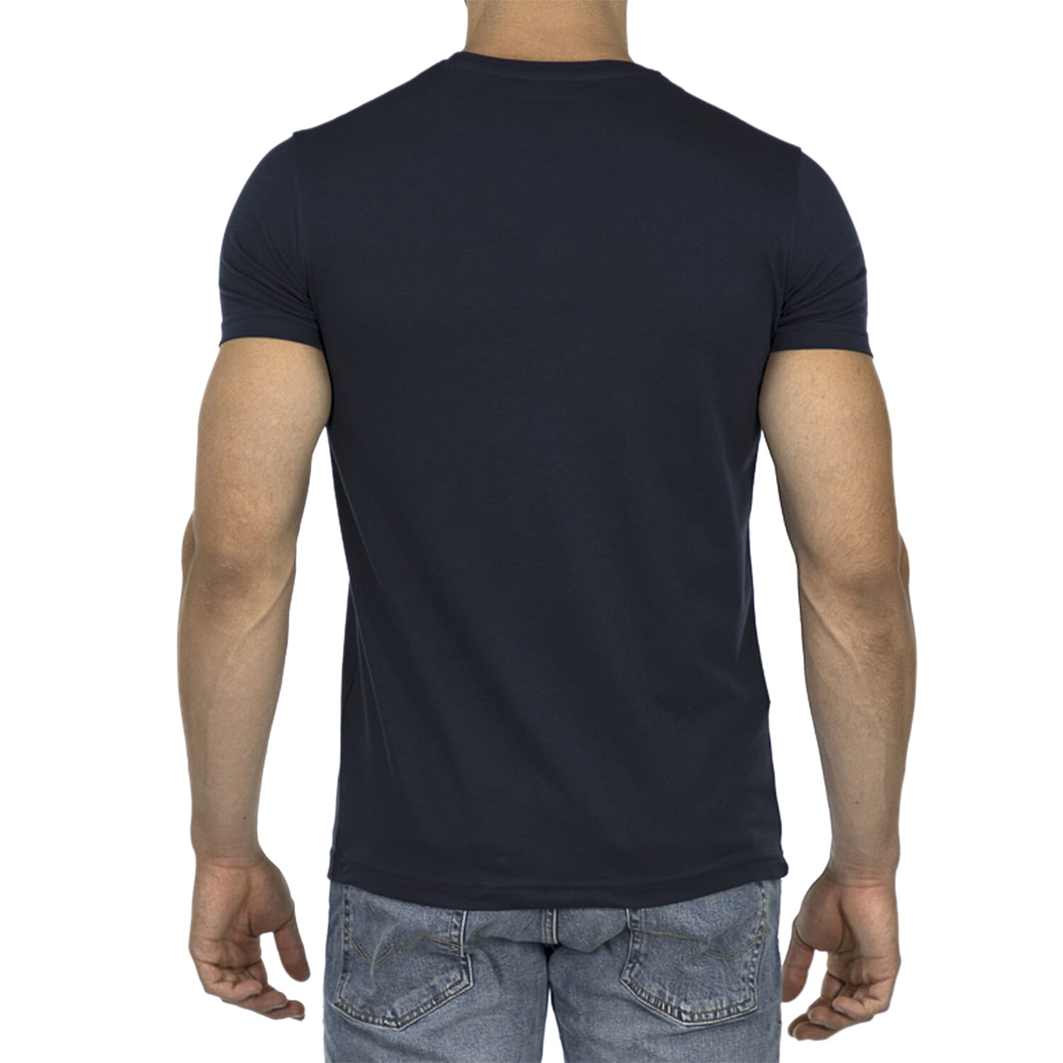 Roberto Cavalli Crew Neck Short Sleeve T-Shirt (Size S) - Navy