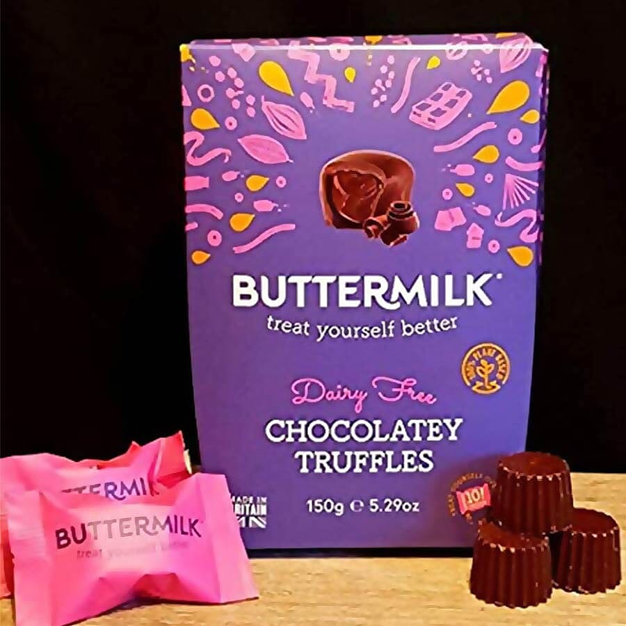 Buttermilk 1 x 150g Dairy Free Chocolatey Truffles