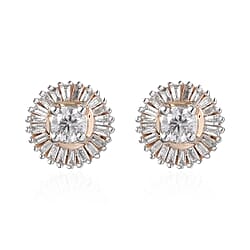 0.50 Ct Diamond Stud Earrings in 9K Yellow Gold SGL Certified I3 GH