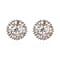 0.50 Ct Diamond Stud Earrings in 9K White Gold SGL Certified I3 GH