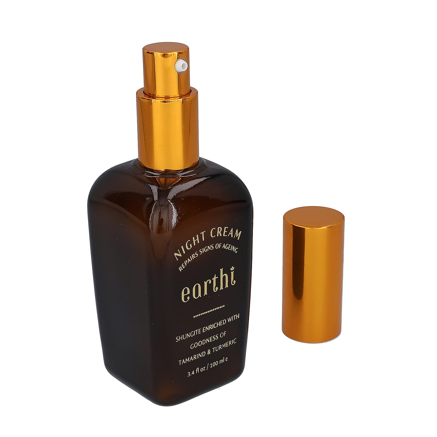 Shungite Enriched Earthi Tamarind and Turmeric Reviving Night Cream with Complementary Rose Face Wash (100ml+50ml)