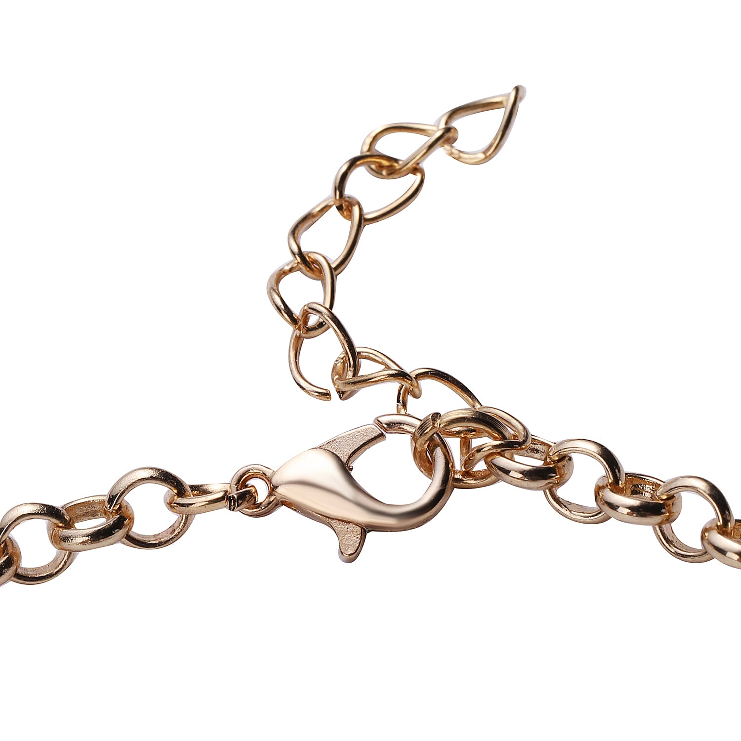 2 Piece Set - Simulated Mercury Mystic Topaz and Simulated White Mystic Crystal Necklace (Size 20 with 2 inch Extender) and Hook Earrings in Gold Tone