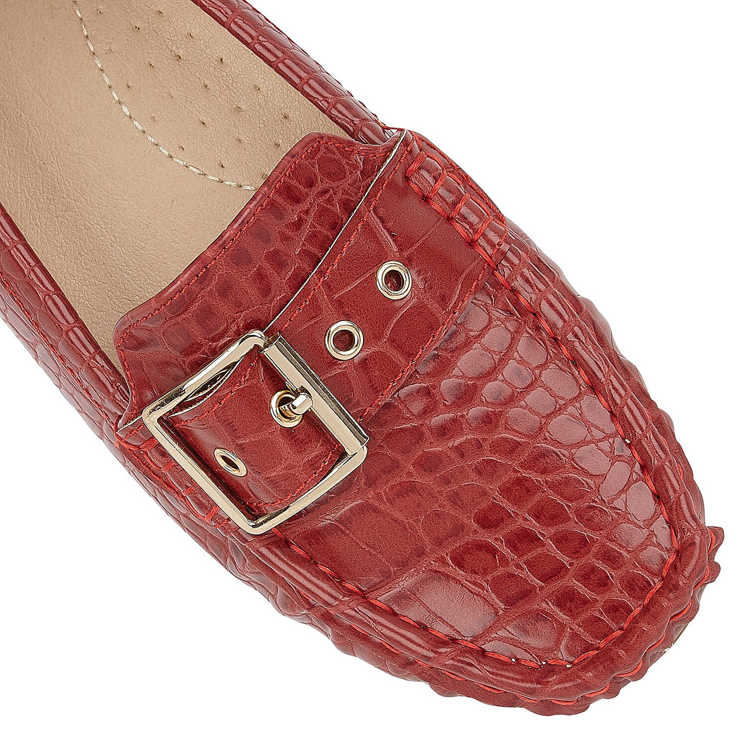 Lotus Red Cory Slip-On Loafers (Size 3)