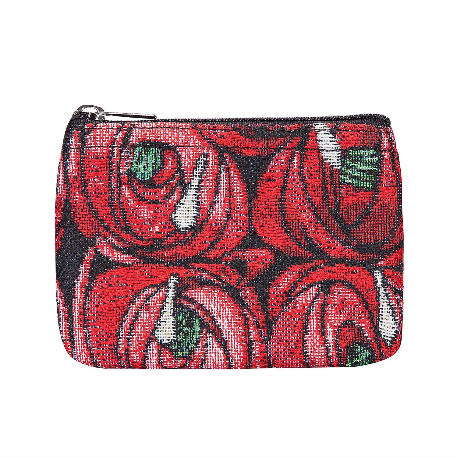 Signare Tapestry - 2 Piece Set -  Floral Design Backpack and FREE Mackintosh Simple Rose Zip Coin Purse - Cream and Multi