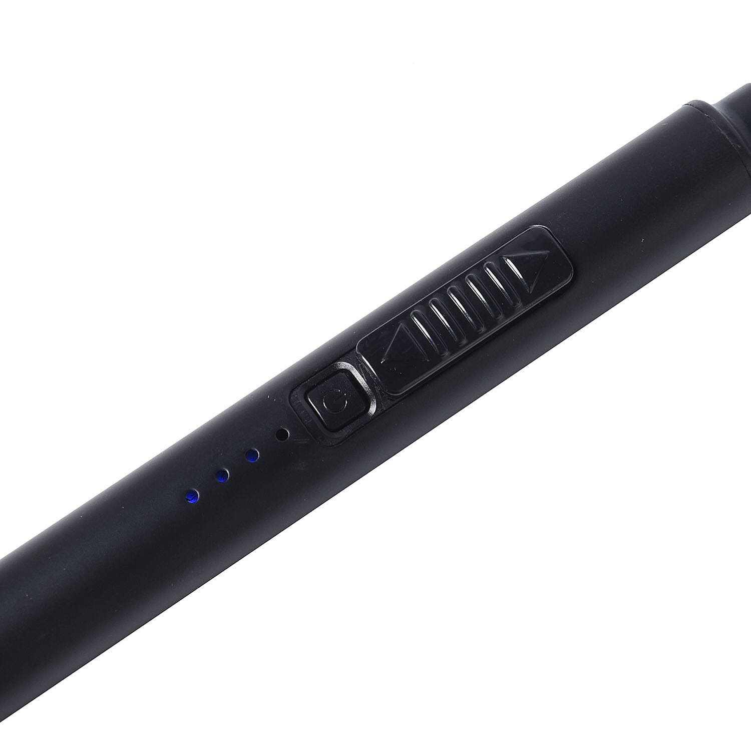 Candle Lighter with Flexible Long Neck & USB Charger (Size 24 Cm) - Black