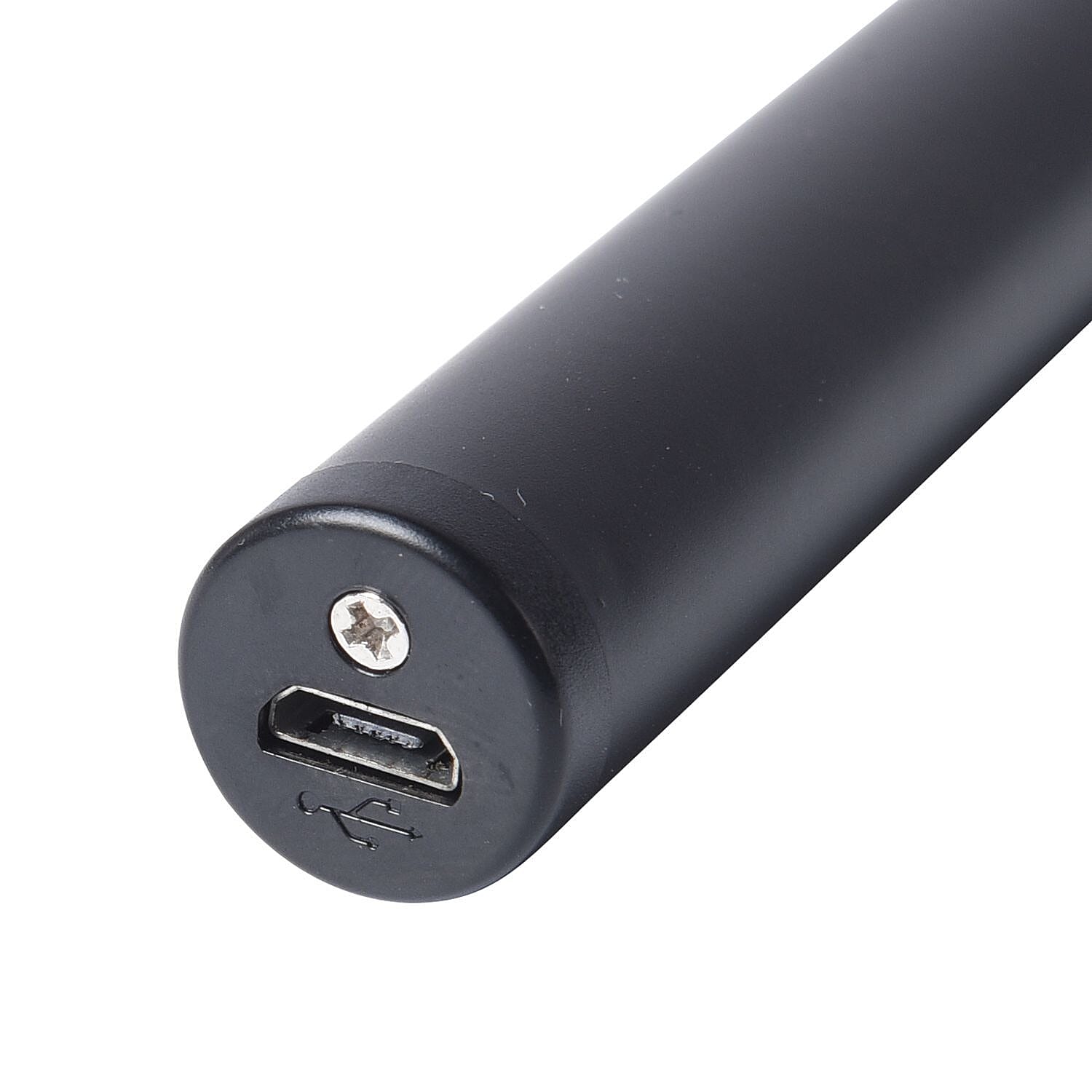 Candle Lighter with Flexible Long Neck & USB Charger (Size 24 Cm) - Black