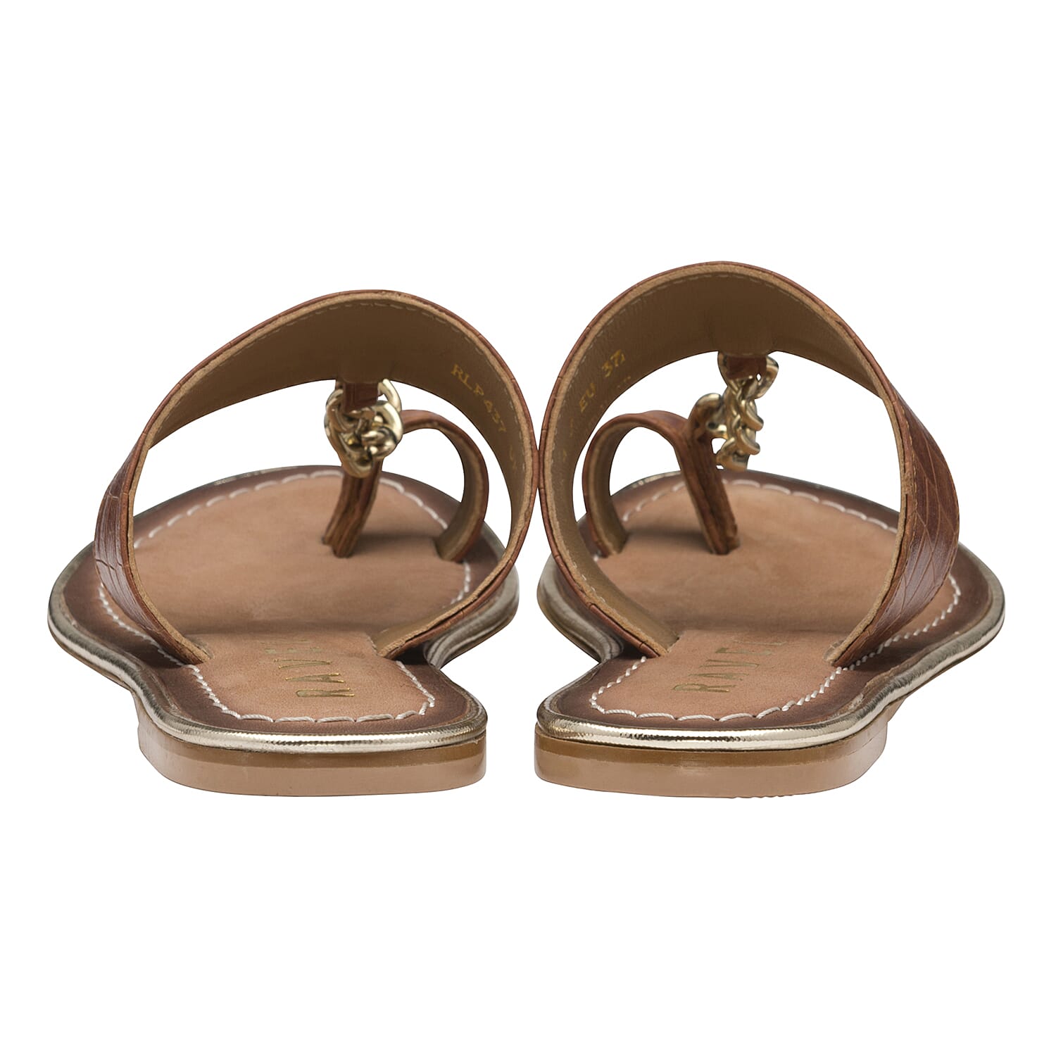 Ravel Taree Leather Mule Sandals (Size 4) - Tan