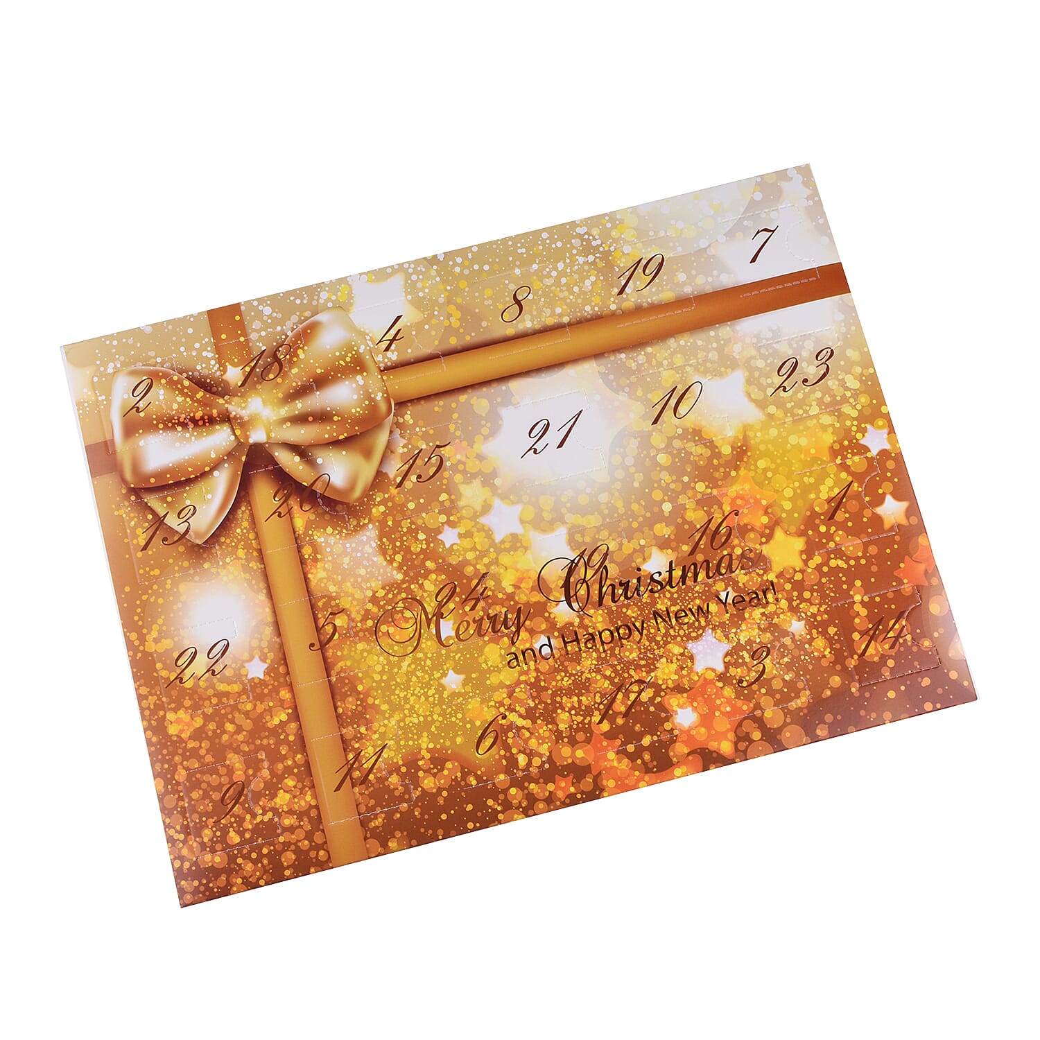 TJC Advent Calendar- 24 Pieces of Jewellery Including Necklace (Size 21.5), Bracelet,  Adjustable Rings, Pendants with Chain (Size 31 with Extender), Earrings and Charms