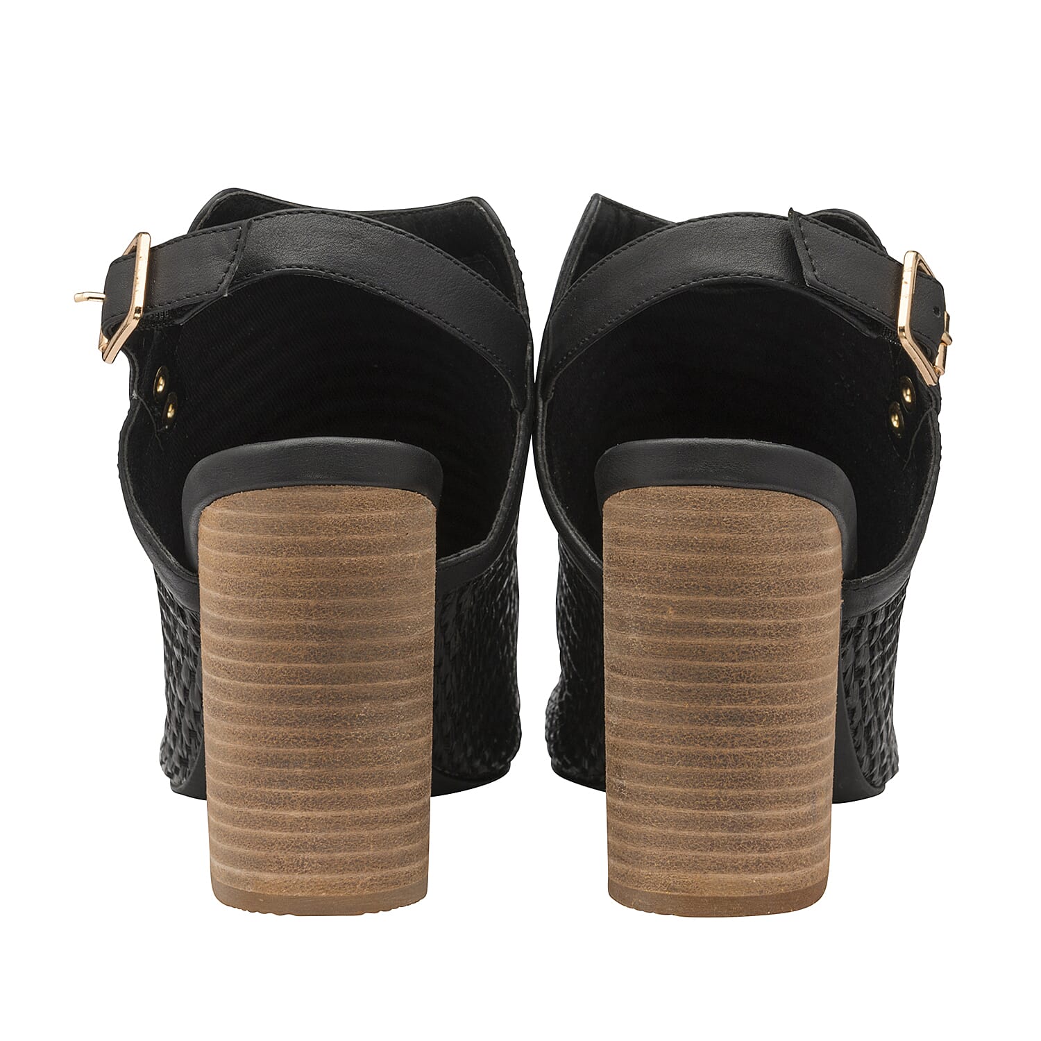 Ravel Clifton Heeled Sandals (Size 6) - Black