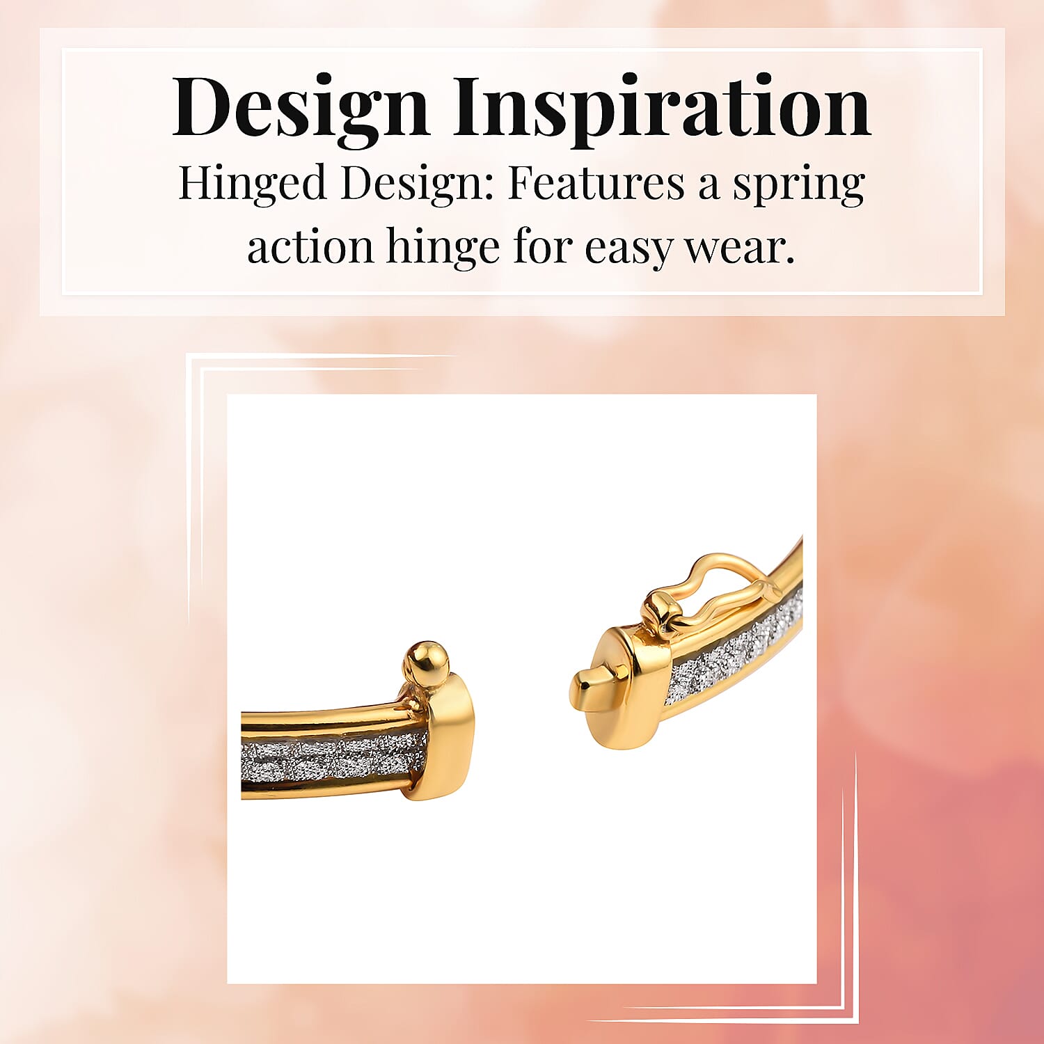 New York Close Out Deal - Diamond Cut Bangle (Size 7.5) in Yellow Gold Plated Sterling Silver