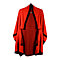Kris Ana Coloured Border Cardigan One Size - Red/Black