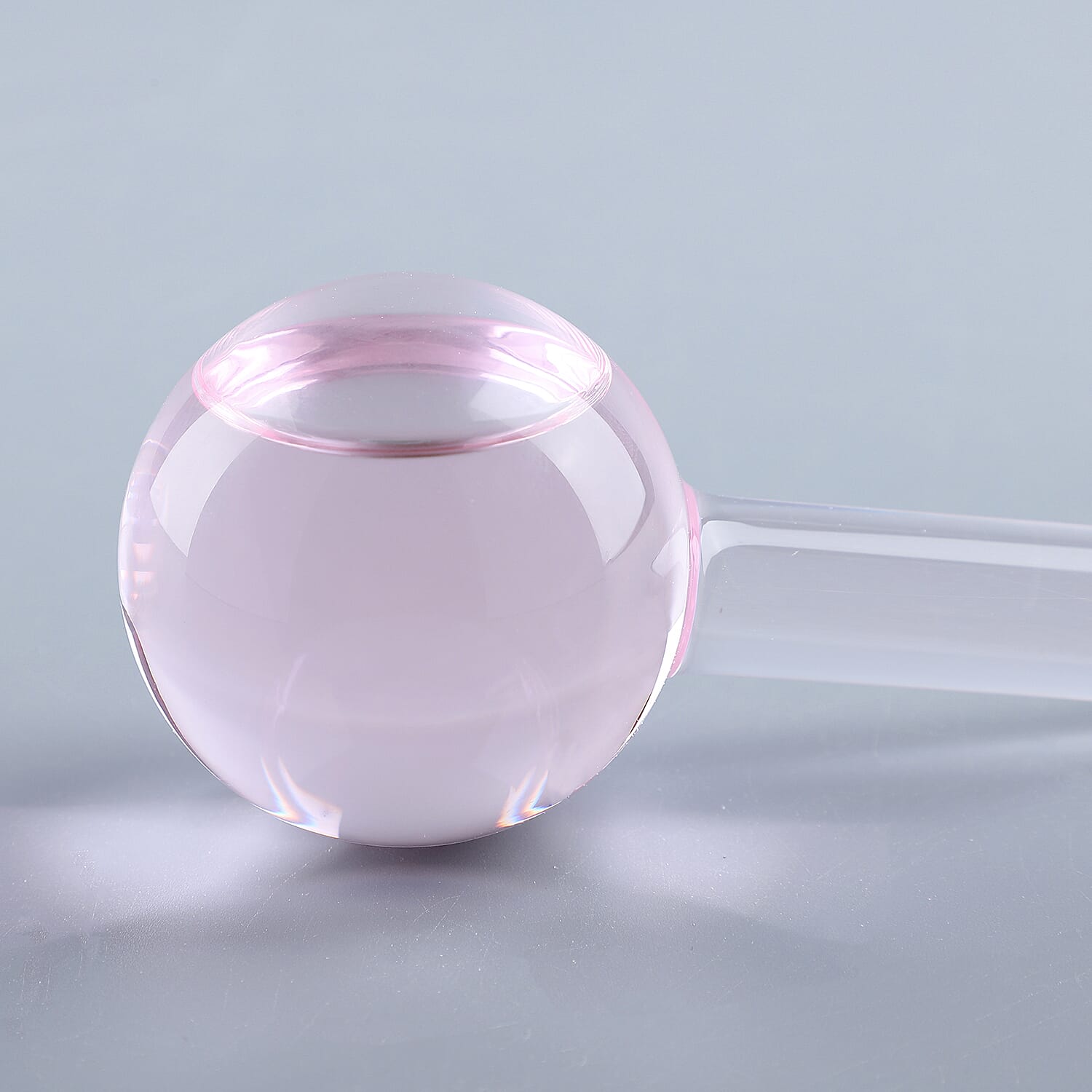 Set of 2 - Facial Massage Ice Globes (Size-13x3Cm) - Light Pink