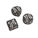Set of 3 - Sequence Work Square Round and Heart Shape Jewellery Box - Silver