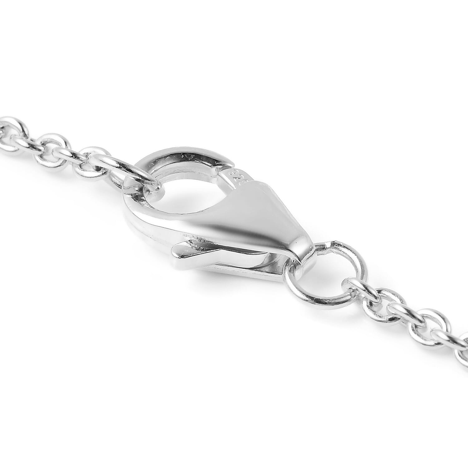 LucyQ - Baroque Freshwater Pearl Necklace (Size 20) in Rhodium Overlay Sterling Silver