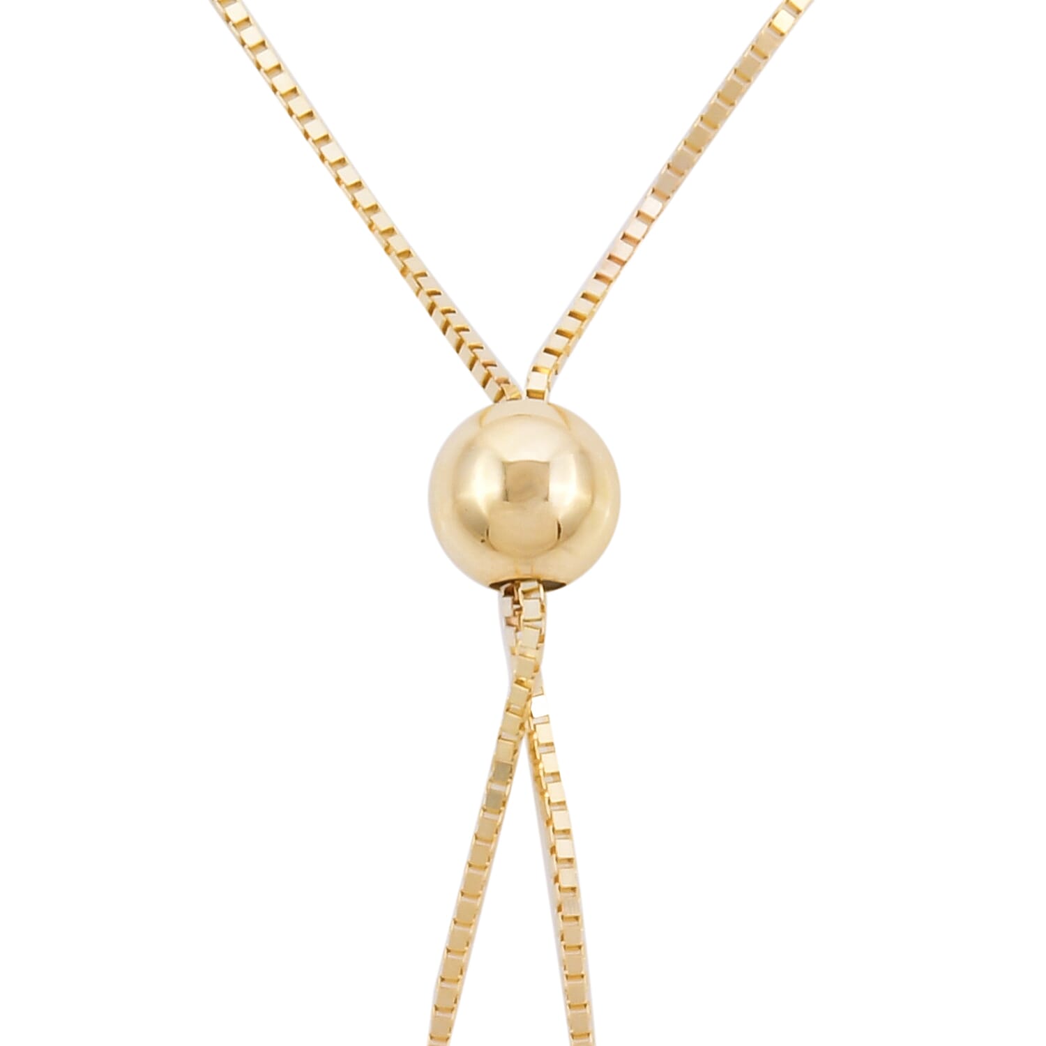 Royal Bali Collection - 9K Yellow Gold Tree of Life Adjustable Bolo Bracelet (Size 6.5-8)