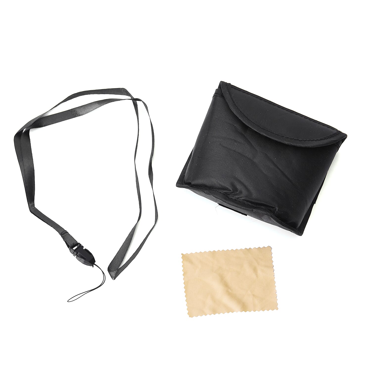 Compact and Lightweight Binoculars (Size 12x8.5cm) - Red