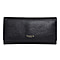 Assots London CLAIRE - 100% Genuine Leather Wallet (20x1.5x10cm ) - Black