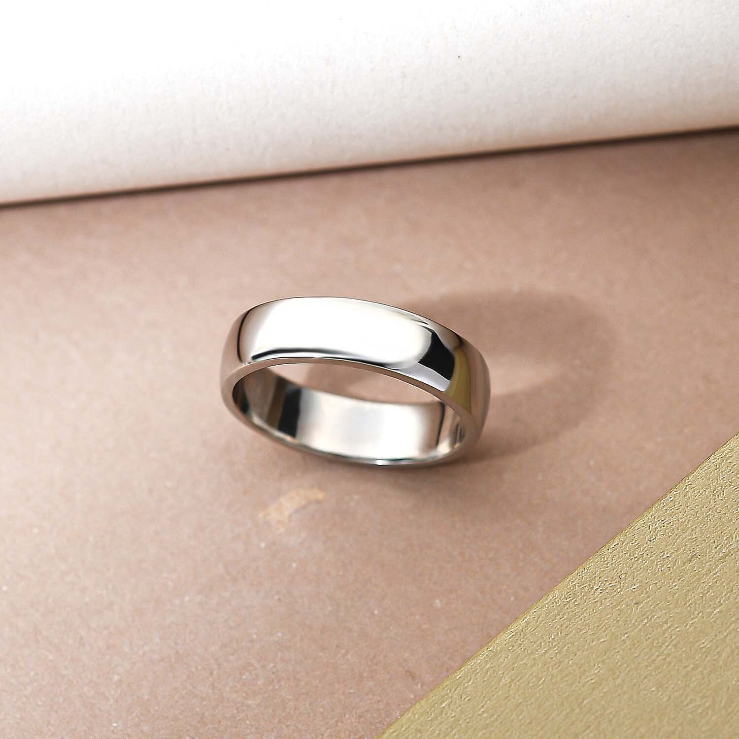 RHAPSODY The Eternity Collection - 950 Platinum Band Ring, Platinum Wt. 7.92 Gms.