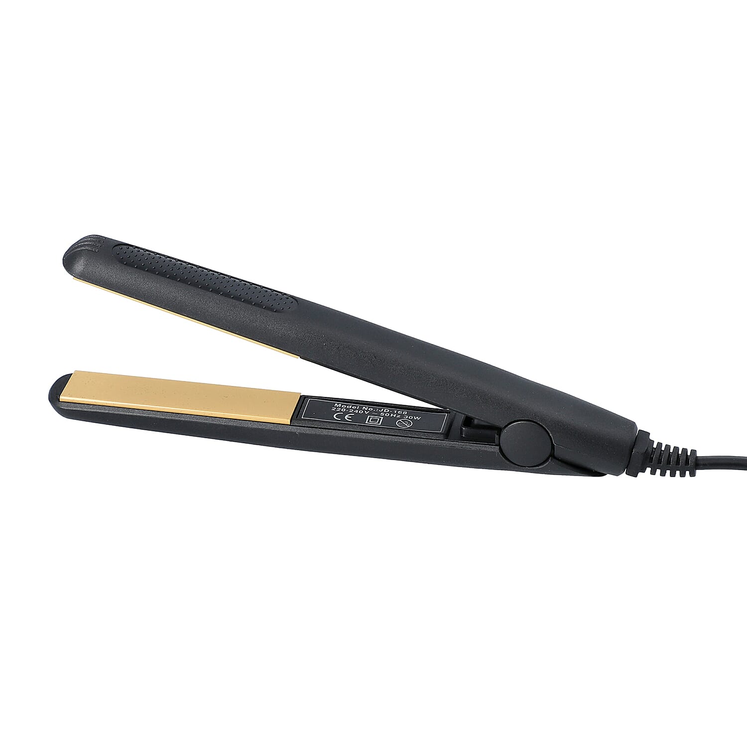 Multi Functional Mini & Travel Portable Hair Curl  Straightener with LED Indicator and Power Cable- Black