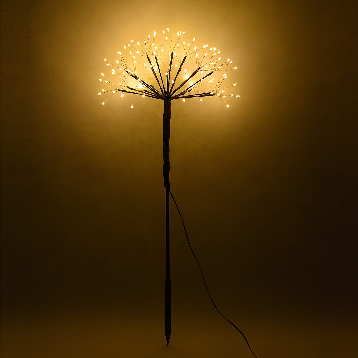 60cm Floral Ball with 100 LED Warm Lights and 8 Function Control - Explosion Ball Light