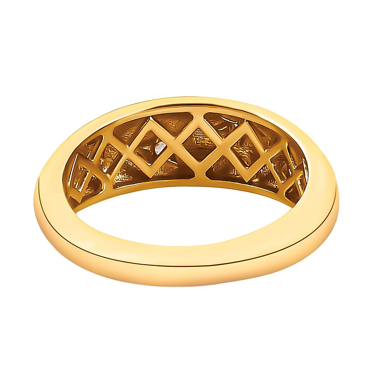 Diamond Star Ring in Sterling Silver