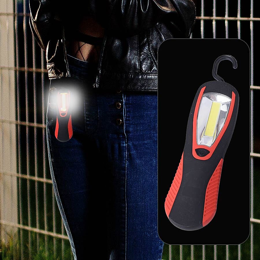 2 Piece Set - LED Light and 7-in-1 Multi Tool - Red