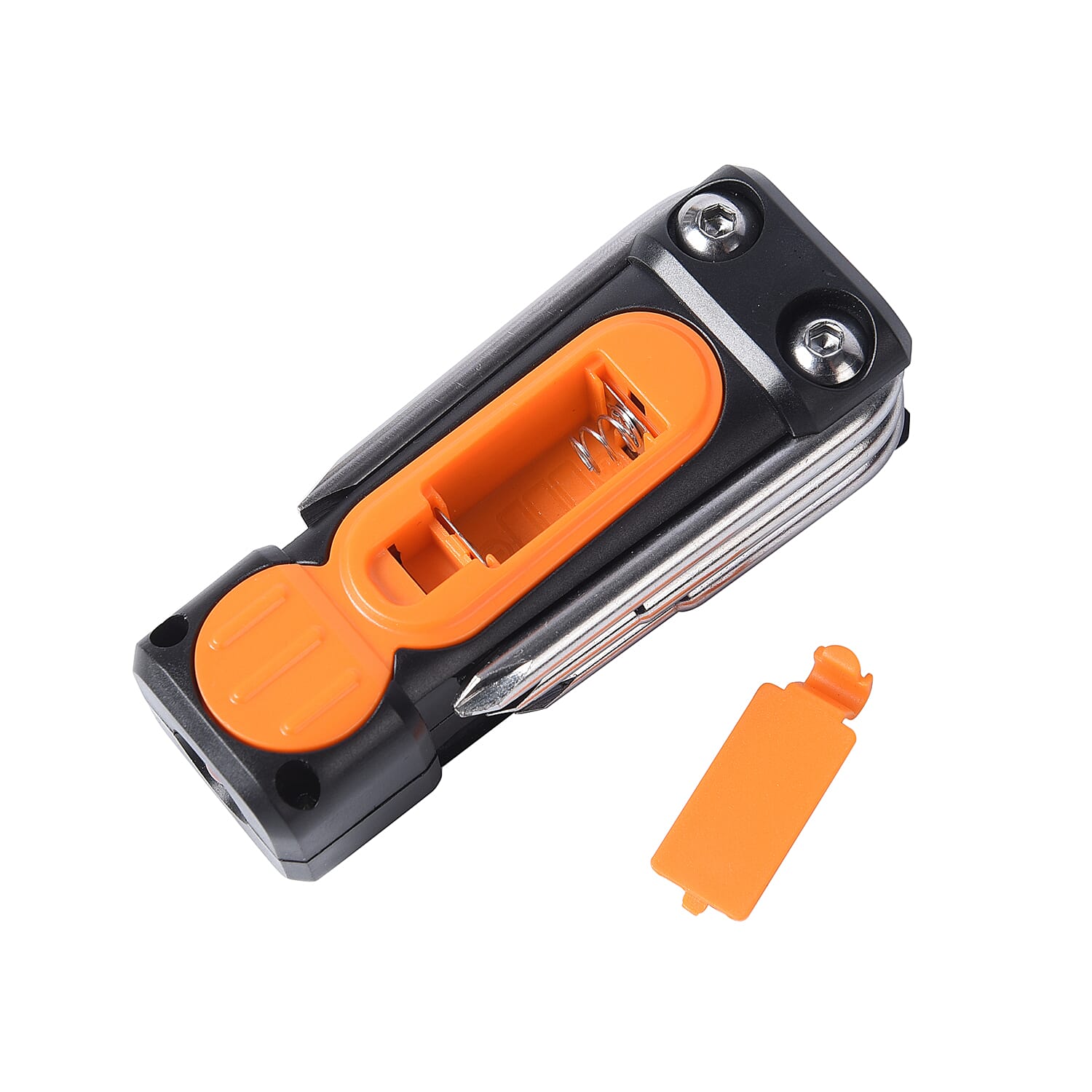 2 Piece Set - LED Light and 7-in-1 Multi Tool - Orange