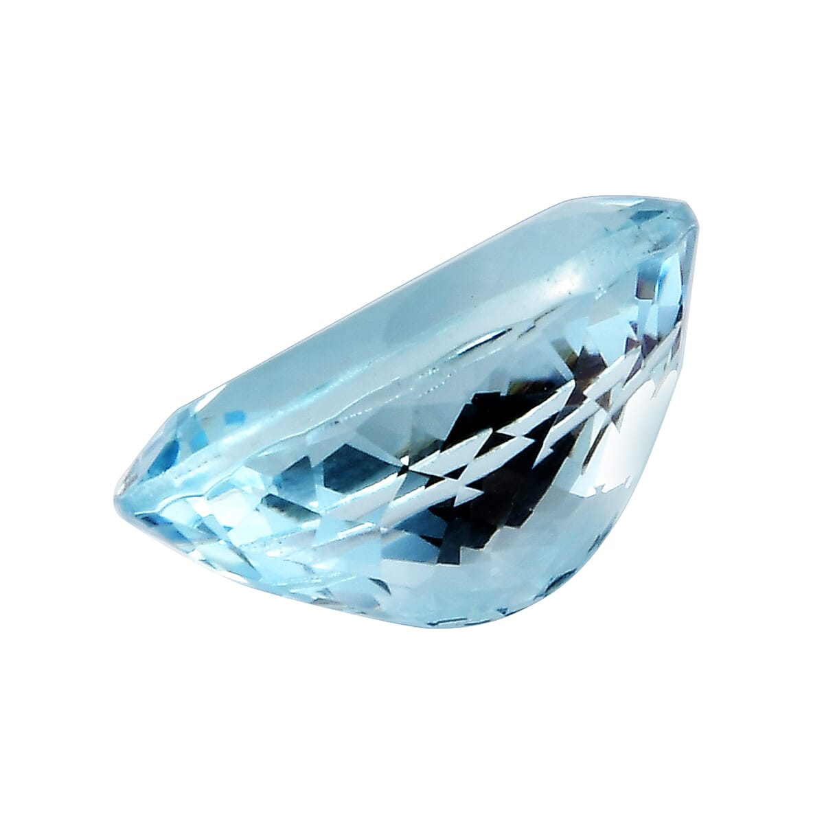 AAA Aquamarine Oval 16x12 Faceted 7.64 Cts