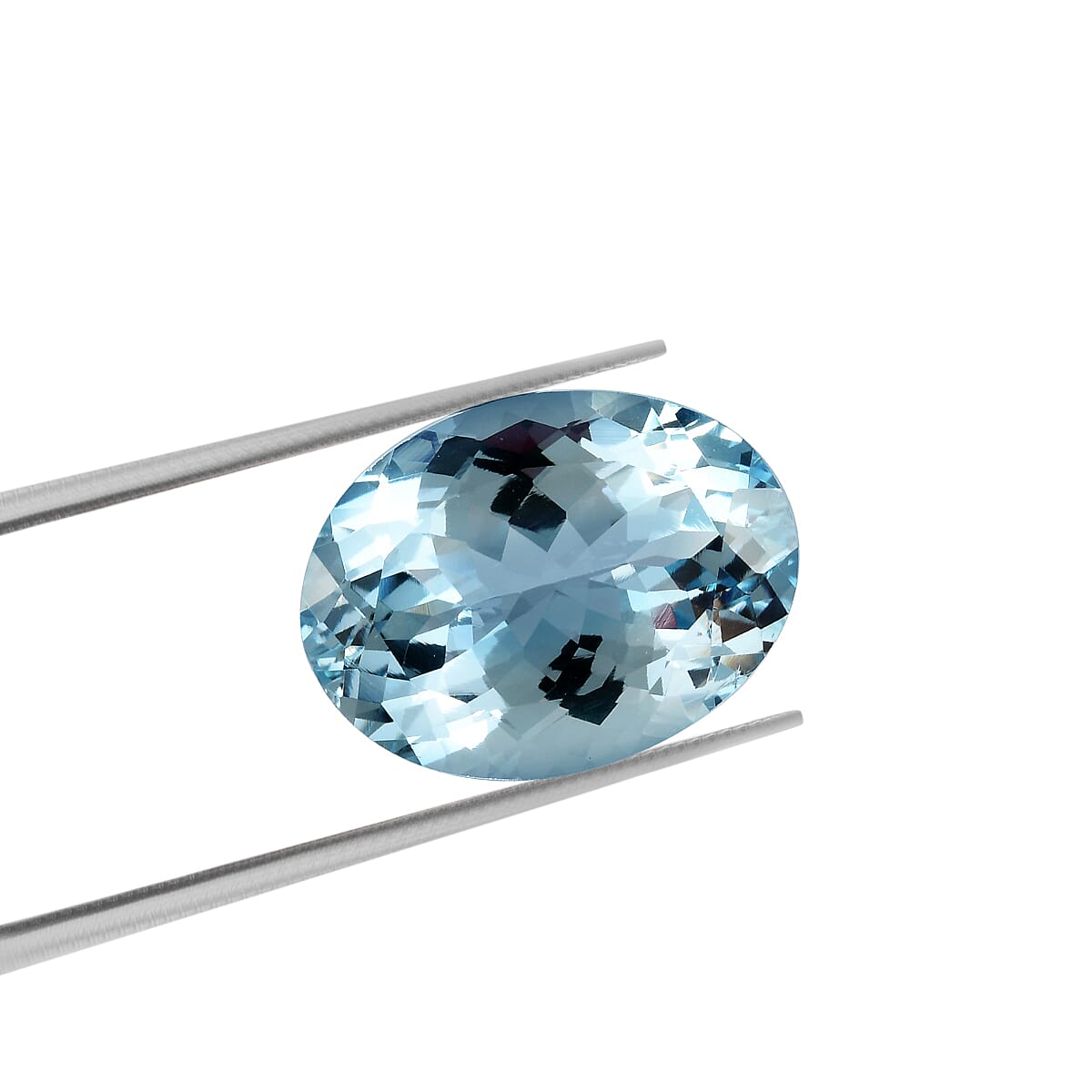 AAA Aquamarine Oval 16x12 Faceted 7.64 Cts