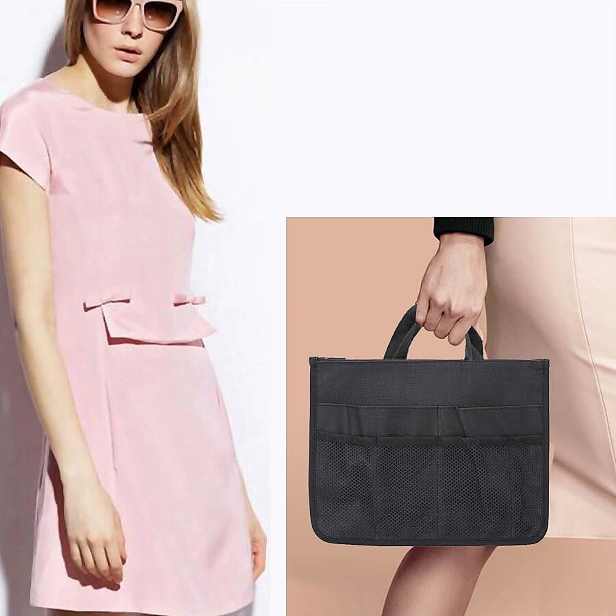 100% Waterproof Organiser Bag (Size 29x9x20cm) - Black